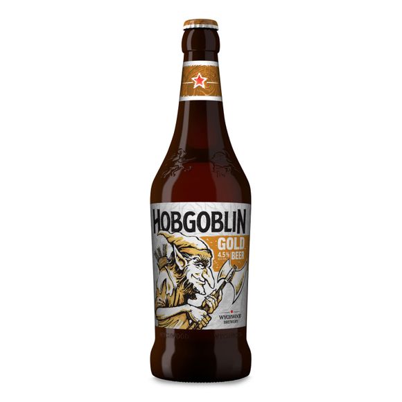 Wychwood Brewery Hobgoblin Gold Ale Beer Bottle 500ml